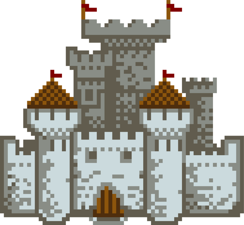 pixel castle icon